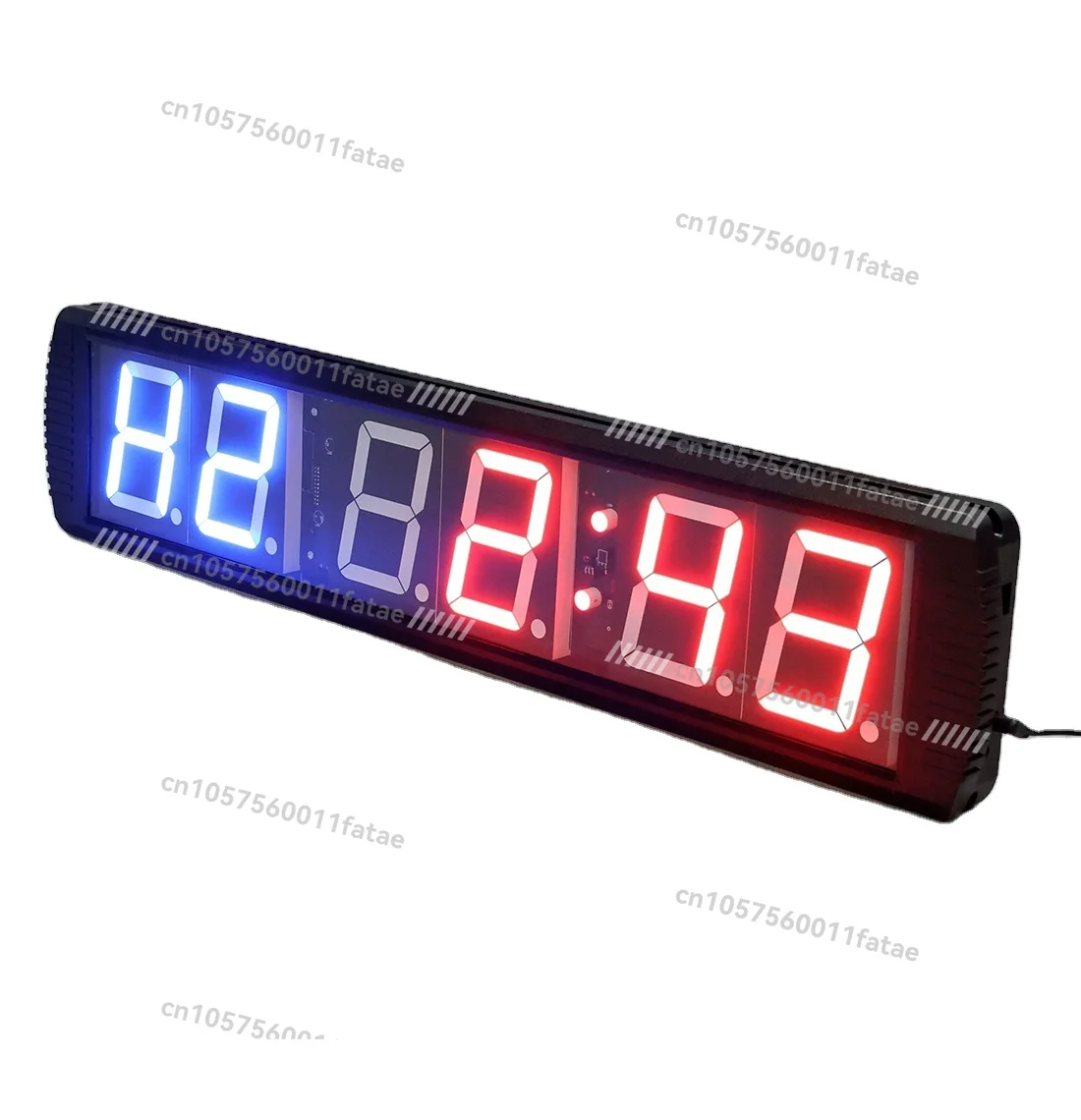 Functional Fitness Equipment Gym Wall Timer with Remote Interval Clock 6 Digits