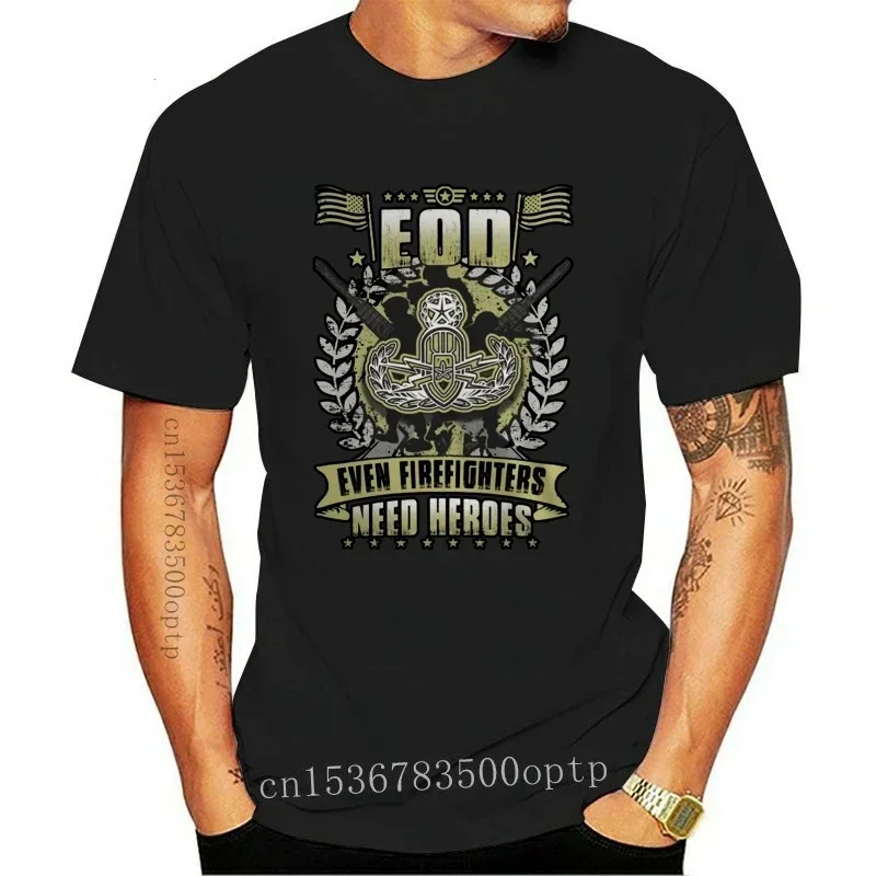 

New Funny Men t shirt Women novelty tshirt eod evem firefighters need heroes cool T-Shirt heavyweight Round Collar Outfits funny