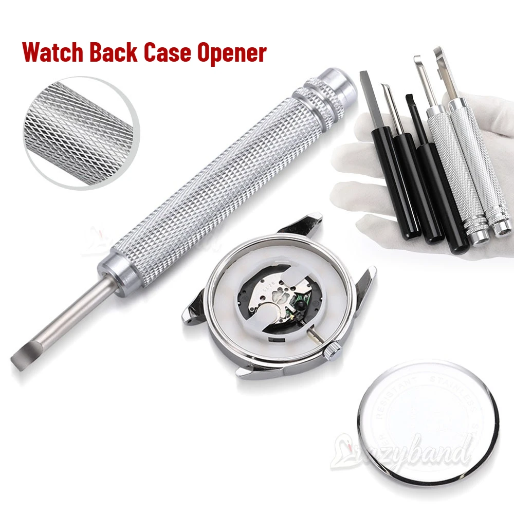 1Pcs Watchmaker Screw Pry Tool Metal Battery Change Press Remover Watch Back Case Opener Repair Tool for Watchmakers Accessories