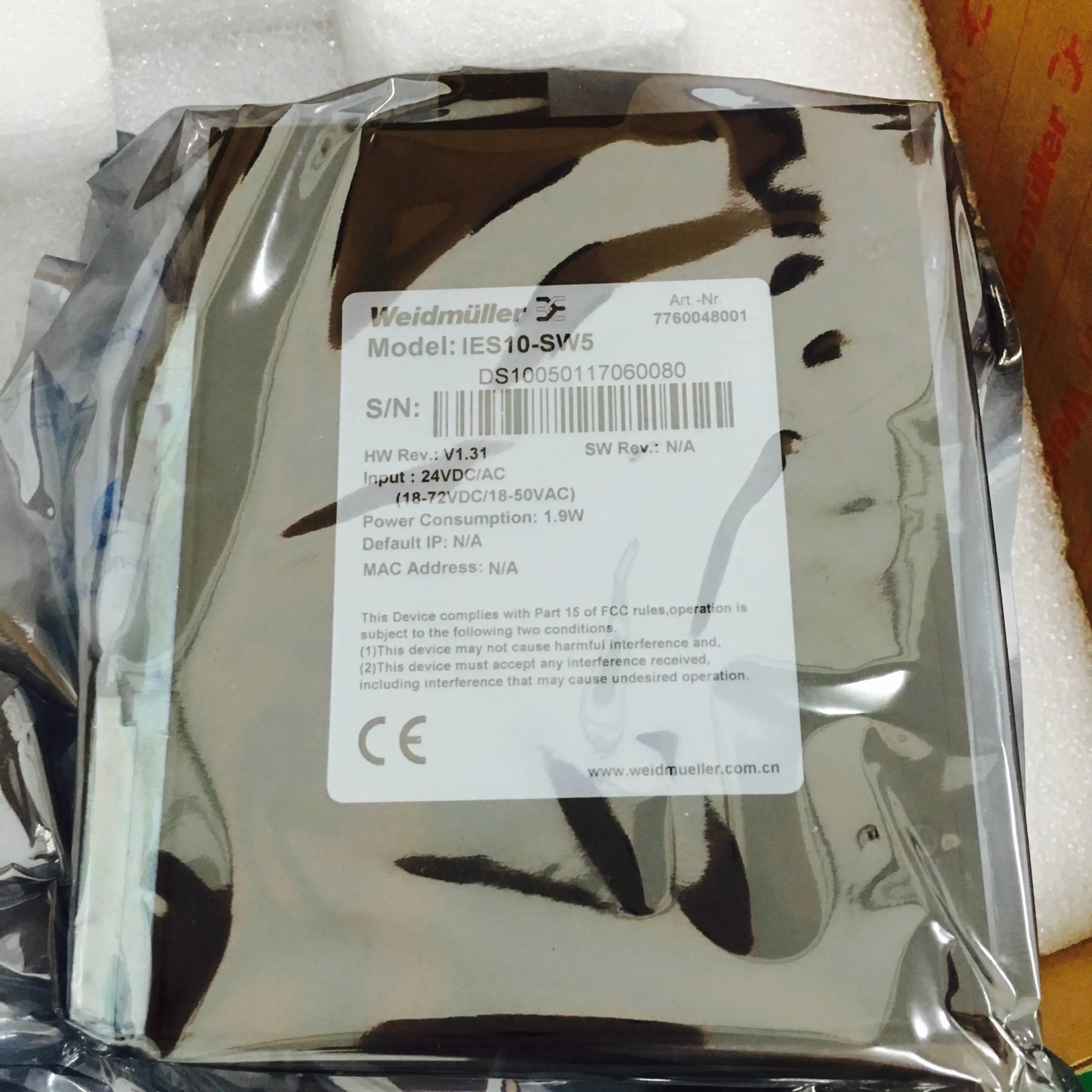 

IES10-SW5 7760048001