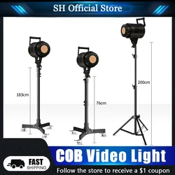 100W fotografia LED lampa wideo światło dzienne zbalansowana lampa słoneczna do portretów Flash akcesoria studyjne Youtube Live