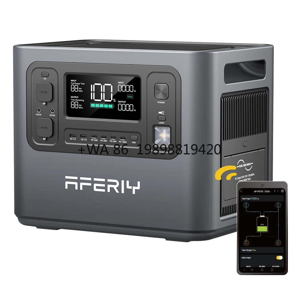 

2025 Summer Hot Selling AF-P210 2048Watt Heavy Duty Solar Generator Heavy Duty Solar Generator Sun Power Generator