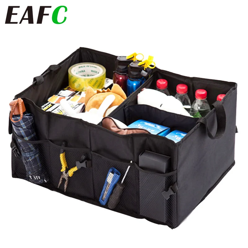 Car Trunk Organizer Eco-Friendly Super Strong & Durable Collapsible Cargo Storage Box For Auto Trucks SUV Trunk Box