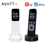 AVATTO WiFi Smart IR Central Control Panel,Tuya Wireless Touch Screen with Buttons,Handheld Remote Controller For Home Appliance