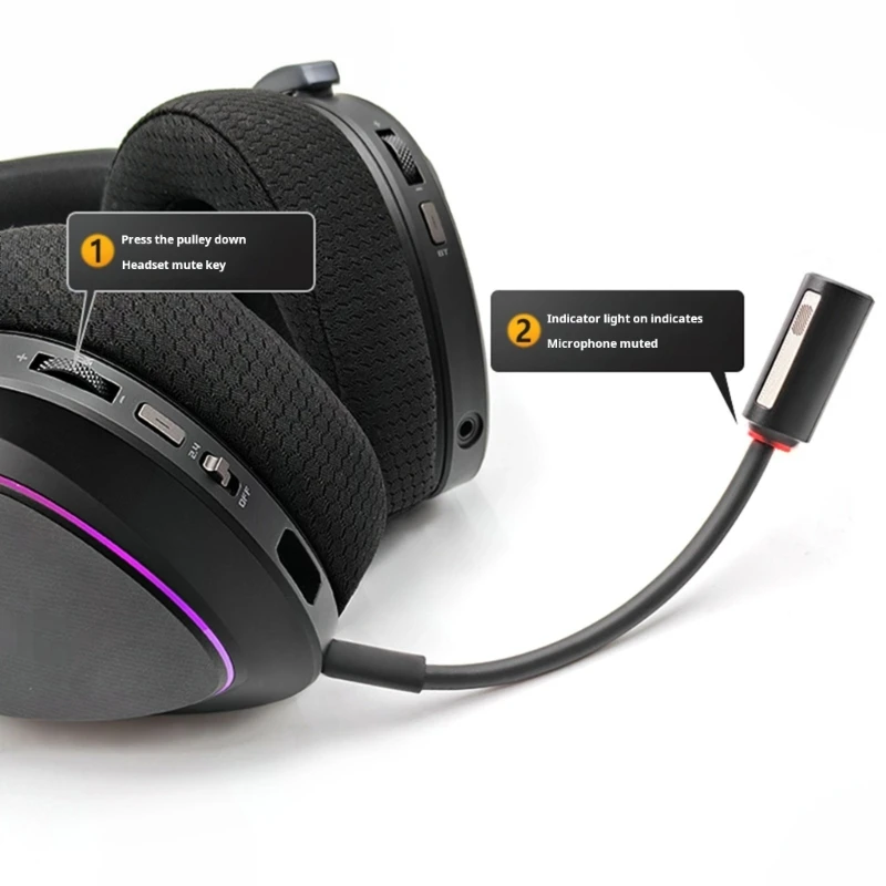 Replacement Removable Microphone for Delta II Gaming Headphones Computer 3.5Mm