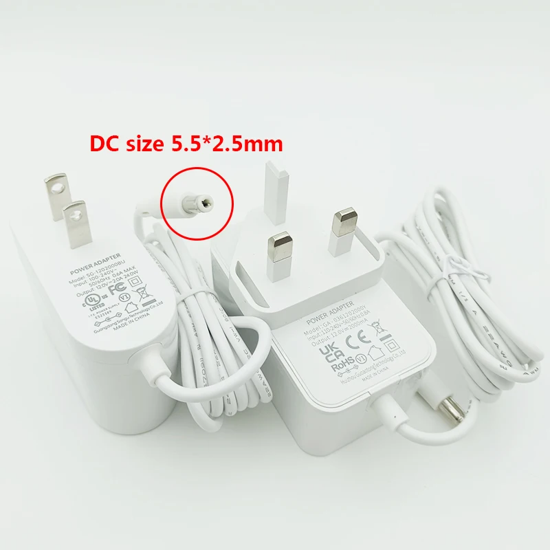 مصدر الطاقة 12 فولت 2 أمبير تيار مستمر 12 فولت 2 أمبير أبيض 12 فولت 2 أمبير مصدر طاقة 12 فولت 2 أمبير 12 فولت 2 أمبير مصدر المملكة المتحدة التوصيل الاتحاد الأوروبي الولايات المتحدة الطاقة البيضاء تيار مستمر 5.5x2.5 مللي متر