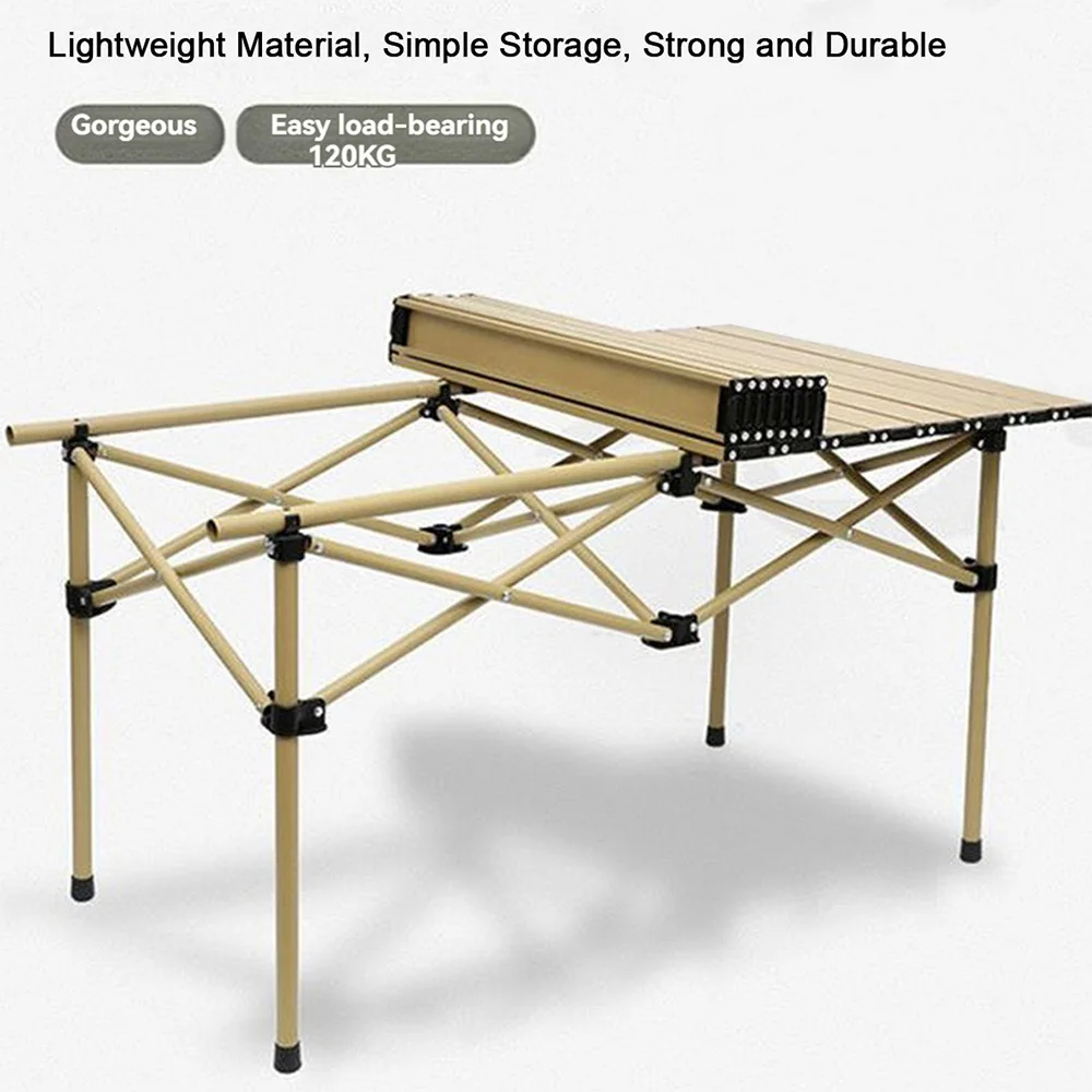 High Quality Folding Picnic Table New Design portable foldable Camping Table Cheap Black Outdoor Tables