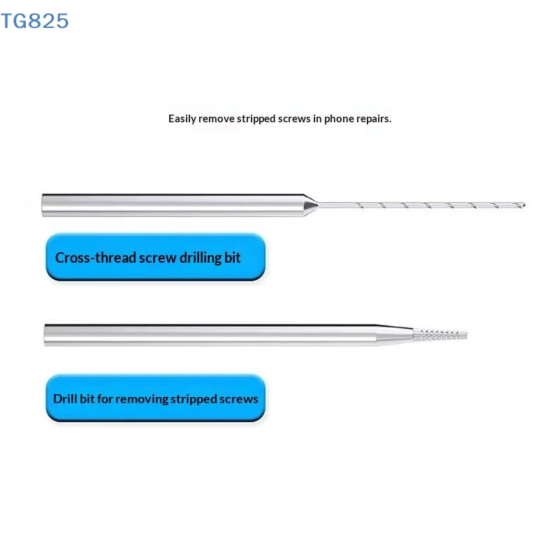 【AN】1/2Pcs Phone Repair Tool Metal Piercing And Sliding Drill Bit Quickly Remove The Slipped Screws Without Damaging The Frame