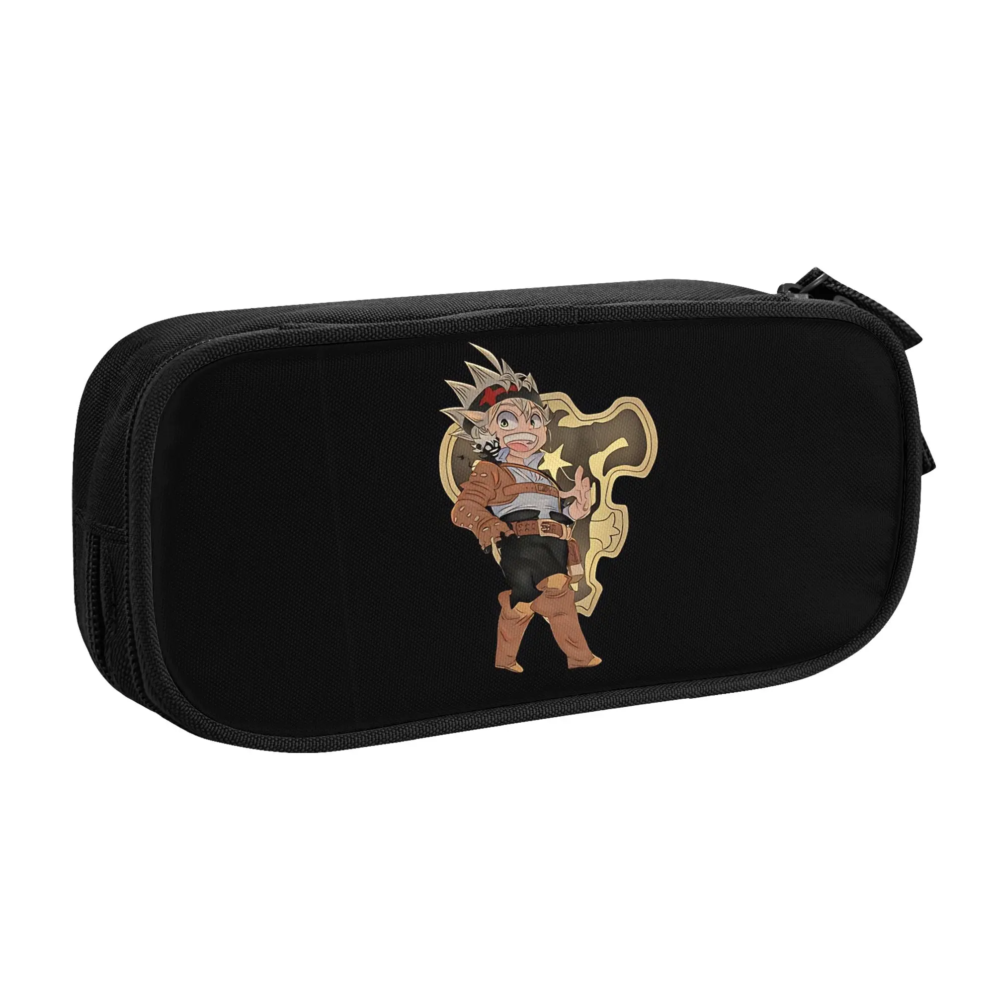 1 piece Lightweight magic kingdom Pencil Case Boys Pen Bag Five Leaf Clover School Pencil Pouch