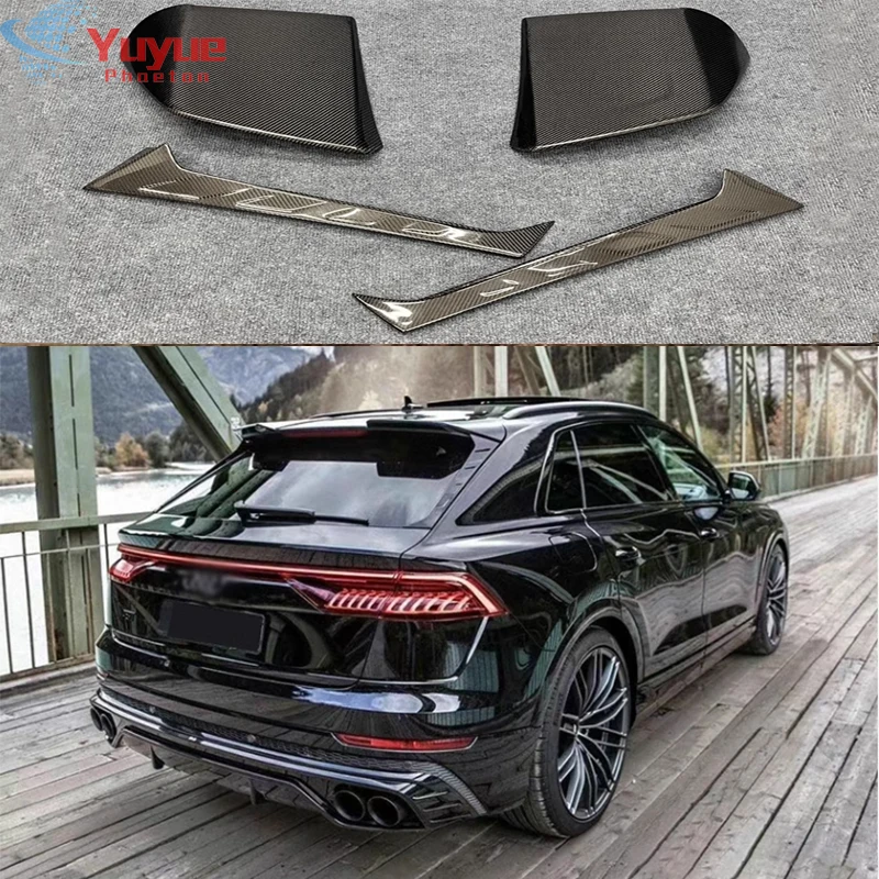 Carbon Fiber Roof Wing For Q8 2019-2022 High Quality Tail Spoiler For Audi Rear Trunk Lip Car Accessories Refit Decoration