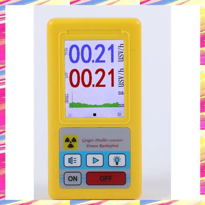 AIAI LCD Radioactive Tester, Personal Dosimeter For Nuclear Radiation Detection, X-Ray Beta Gamma Detector For Marble Tools