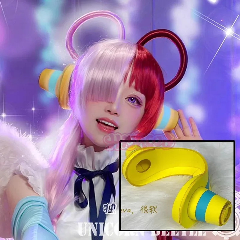 

Головные уборы, наушники, аниме, красные наушники на Хэллоуин, реквизит для женщин и девочек, косплей, волосы UTA, парики, реквизит для наушников mb.3