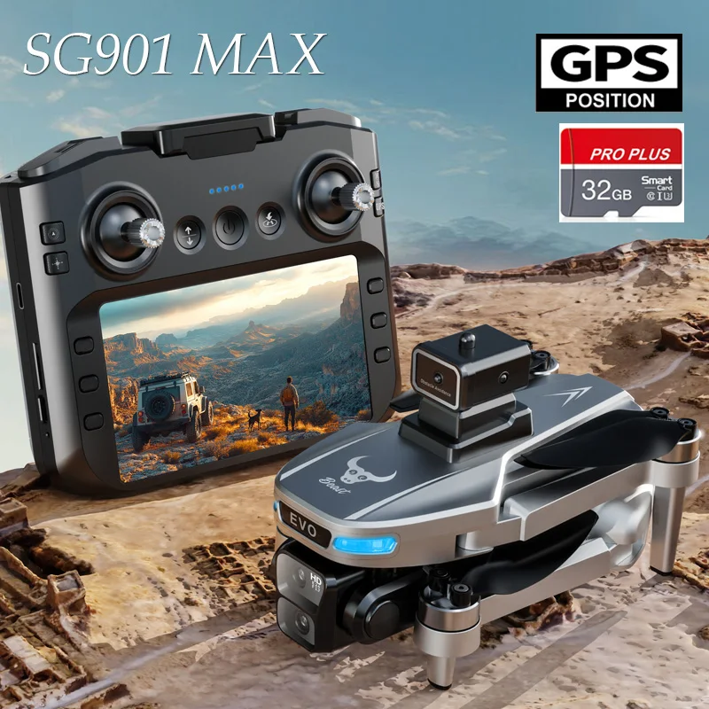 SG109 PRO MAX Drone 8K Professional GPS HD Camera Drones 5G WIFI FPV Video 4k UAV 5.9 inch large screen remote control RC Dron