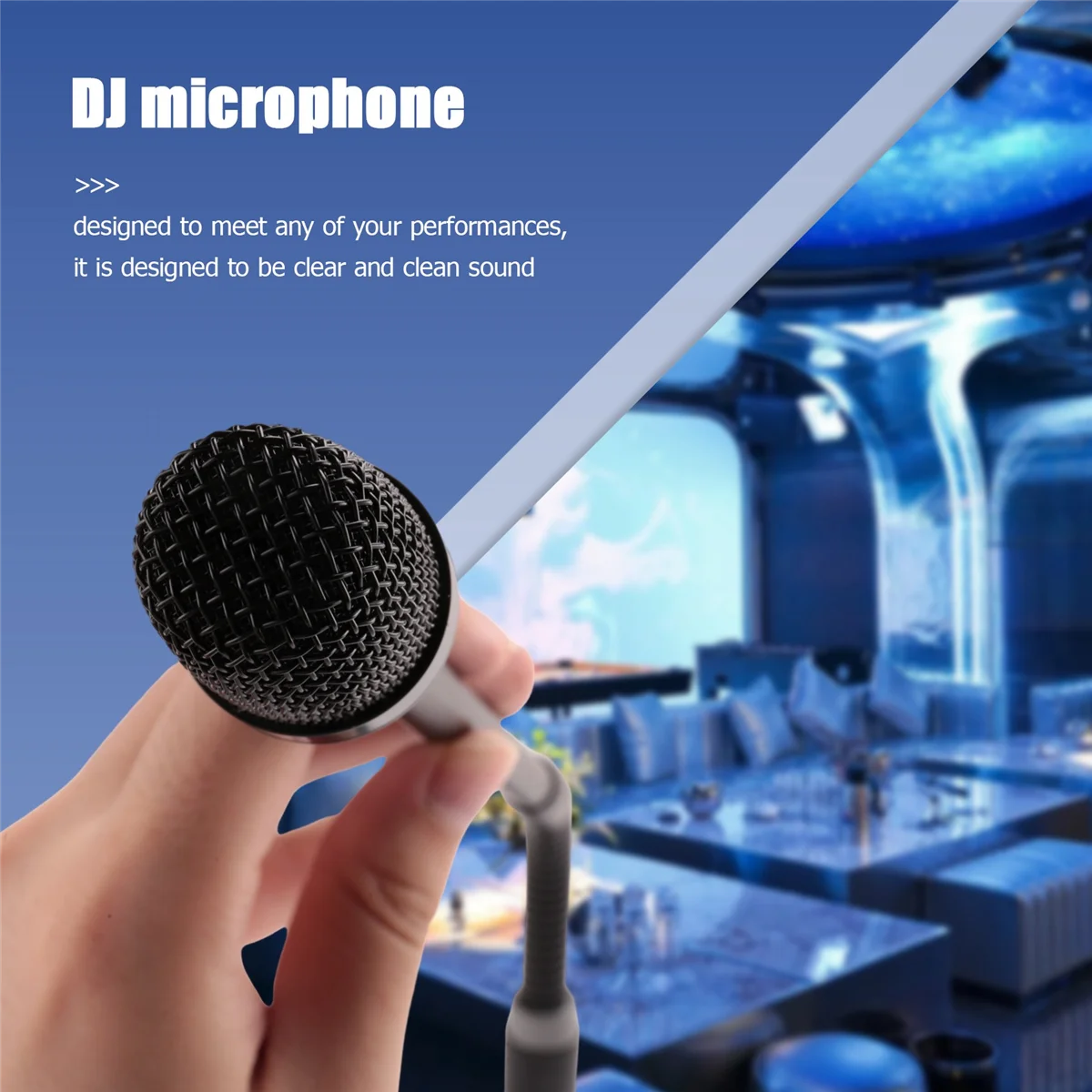 LDHL Professional Dynamic DJ Microphone for Mixer Dedicated Disc Shouting Microfone KTV Bar Gooseneck DJ Mic