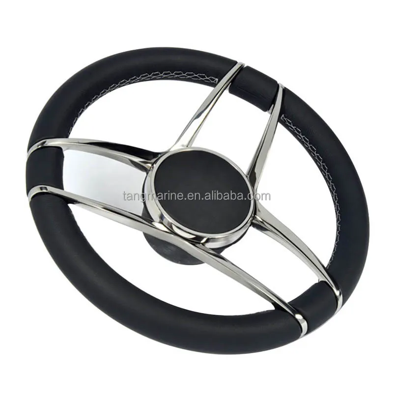 Boat Aluminum Customized Marine Boats Control System Parts Of Ship Steering Wheel