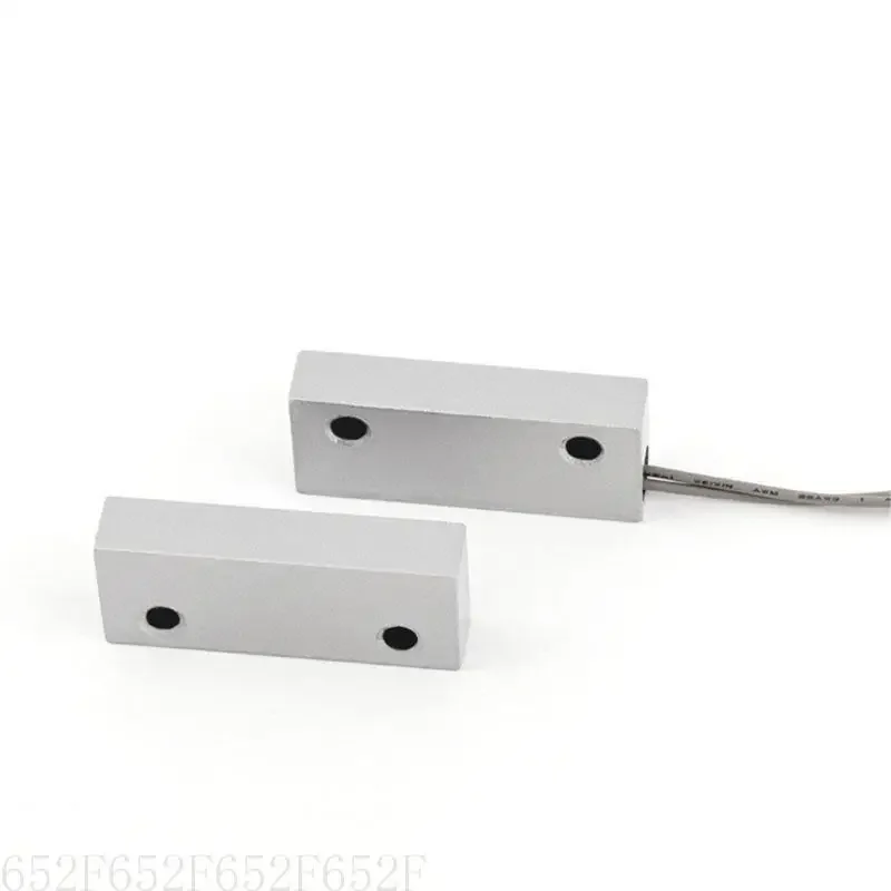 

652F Door Window Contact Alarm Wired-Security Home Burglars Alarm NO/NC Switchs Easy to Install