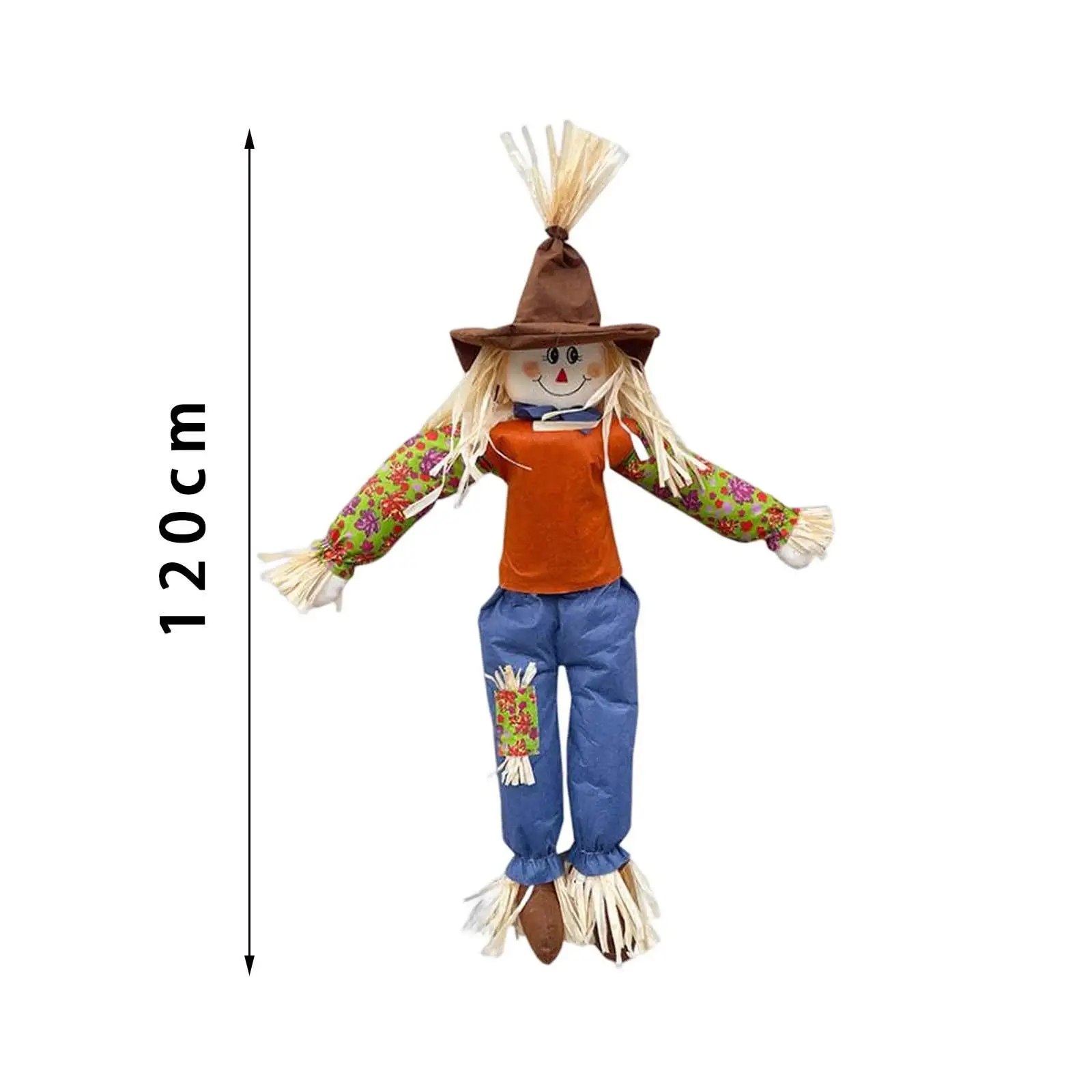Standing Thanksgiving Decoration 47.24inch Fall Decor for Patio Halloween Garden Outdoors Porch