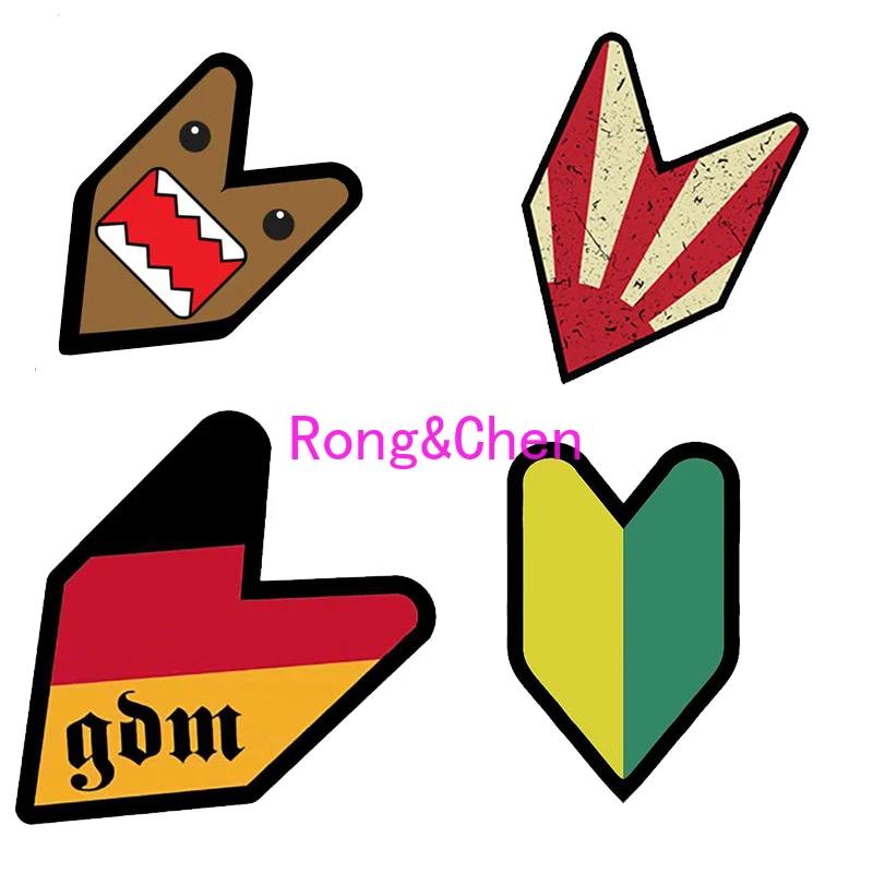 

Personality Car Stickers WAKABA BADGE DOMOKUN DOMO KUN for Car Motorcycle Anime Waterproof Custom Print Bumper PVC Vinil Decal