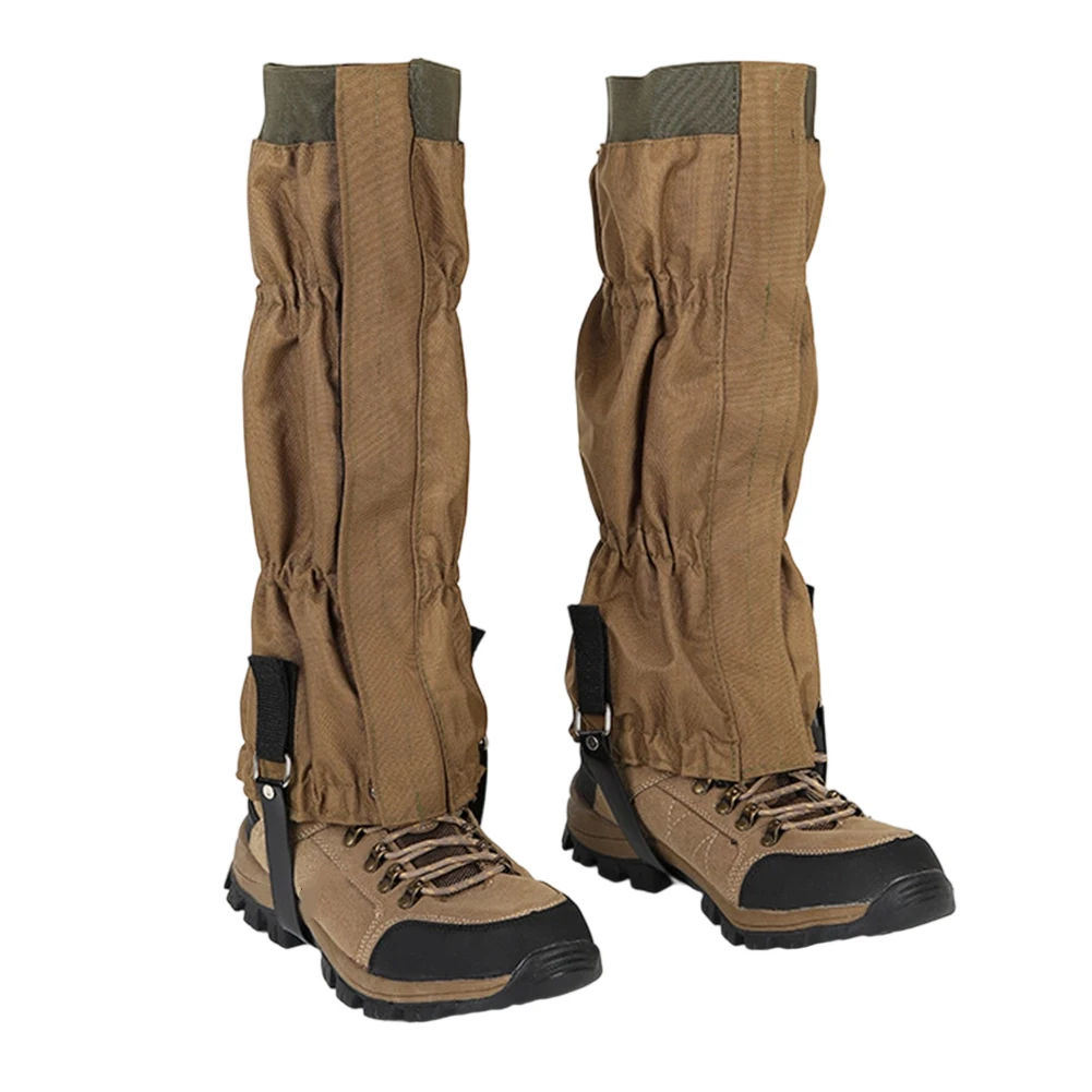 Fishing Leg Protectors Approx. 40cm Height Leg Gaiters 600D Oxford Cloth Adjustable Buckle Lightweight Leg Guards