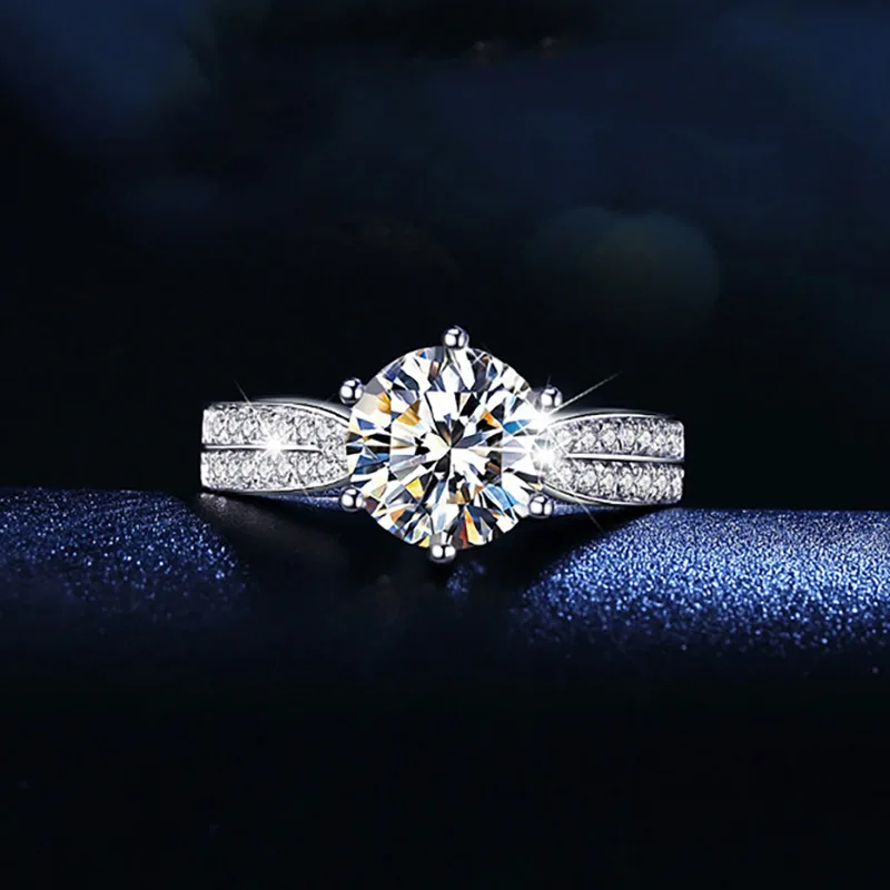 Geometric Light Luxury Ring for Women Featuring Adjustable Open Band Inlaid with Brilliant Zircon Stones in Sleek Metallic Finis