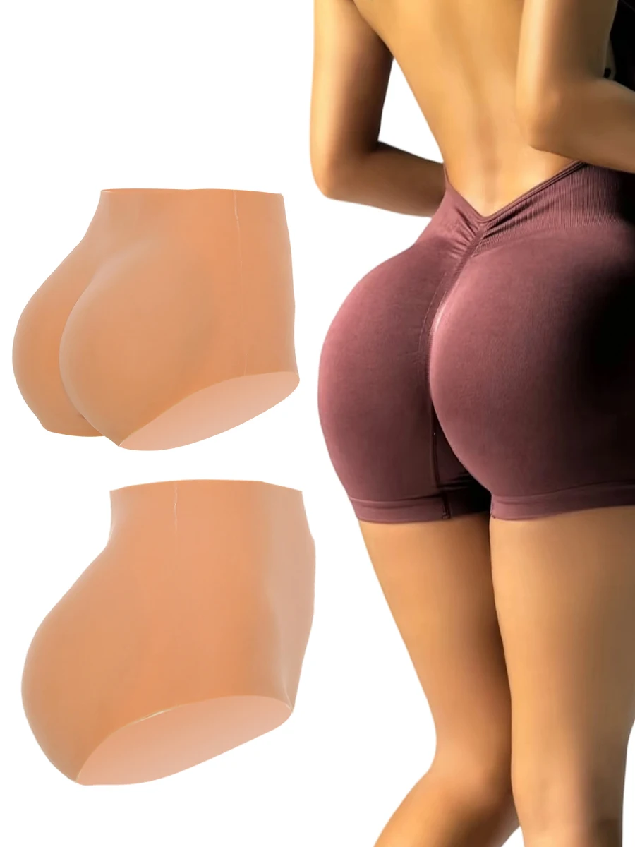 1 piece of silicone hip-lifting panties, breathable, soft and comfortable, hip-lifting shaping pants, buttocks enlargement,