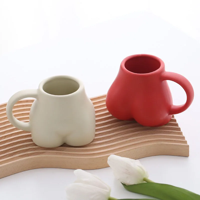 

Creative Ceramics Woman Body Coffee Milk Mug Butt Sculpture Cup Living Room Dining Table Mugs Cup Home Decoration Accessories