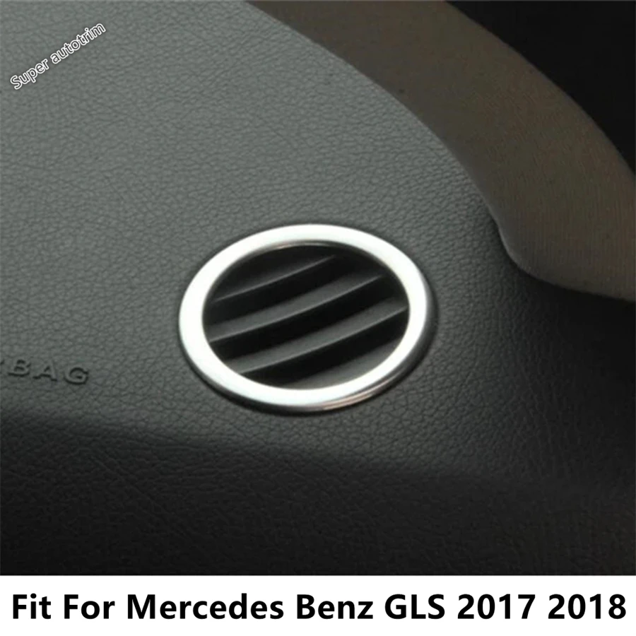 

Dashboard Air Conditioning AC Outlet Vent Ring Decoration Cover Trim Accessories Interior For Mercedes Benz GLS X166 2017 2018