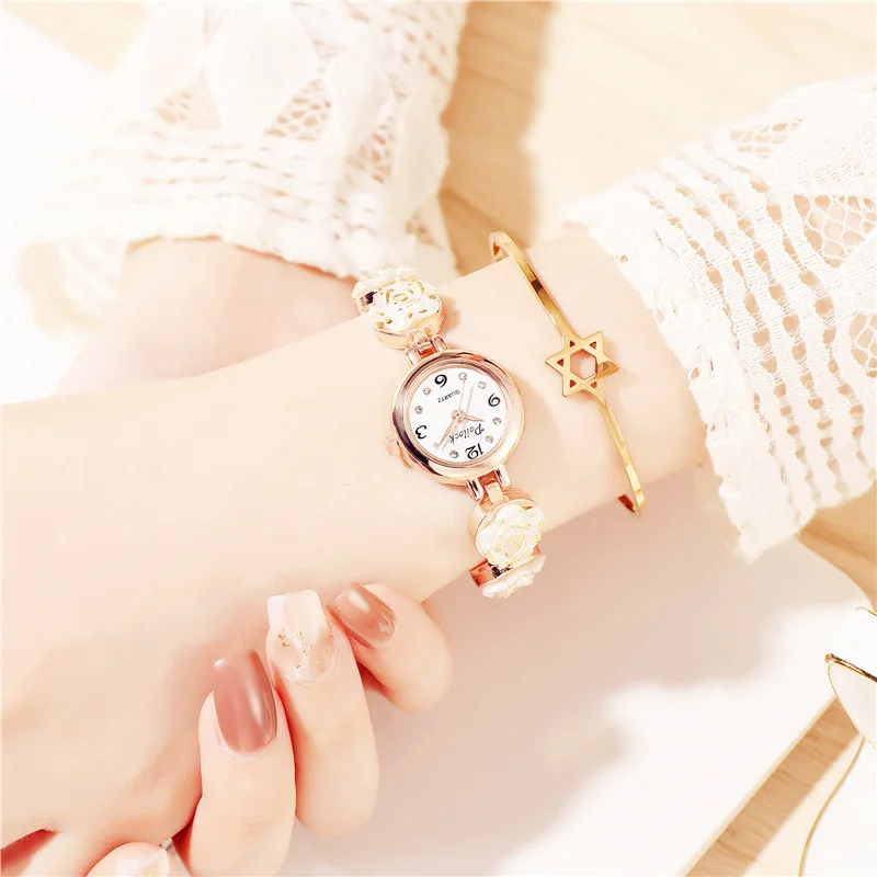 Vente Chaude De Modus De Luxe Femmes Montres Femmes Armband Montre Uhr Kristall Edelstahl Frauen Uhren Luxus