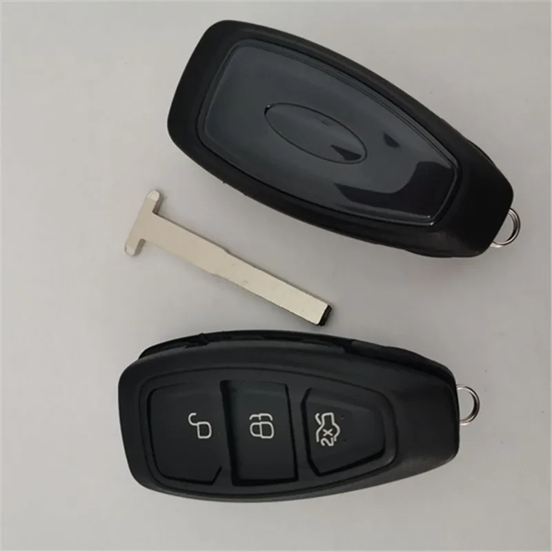 

DAKATU Автомобильный пульт дистанционного управления, чехол с 3 кнопками для Ford Focus C-Max Mondeo Kuga Fiesta Galaxy с лезвием, автозамена