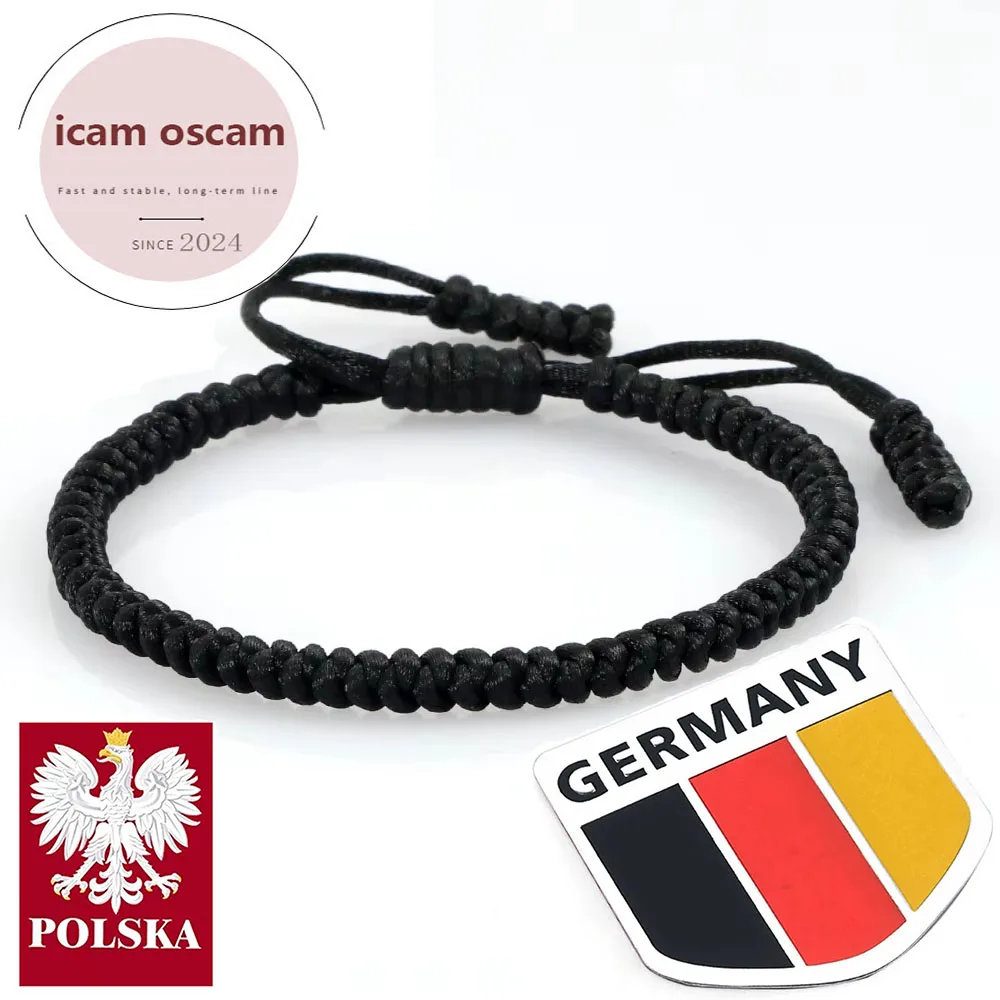 Europe icam 8 linii 8 Zeilen clines DE PL bracelet colorful bracelet woven handmade men's and women's bracelets Oscam icam