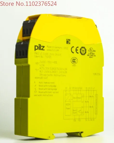 Original Pilz safety relay PNOZ S4 Order No. 750104 751104