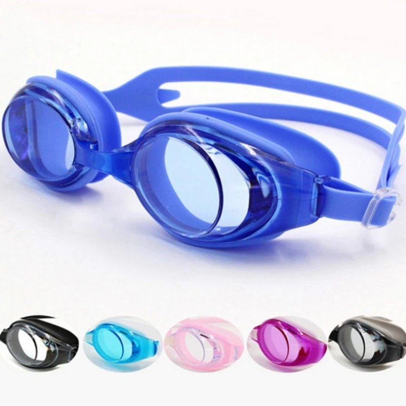 Antibeschlag-HD-Schwimmbrille für Männer und Frauen, klare Sicht, wasserdichtes Silikon, kein Auslaufen, flache Linse, Schwimmbrille, Pool-Ausrüstung