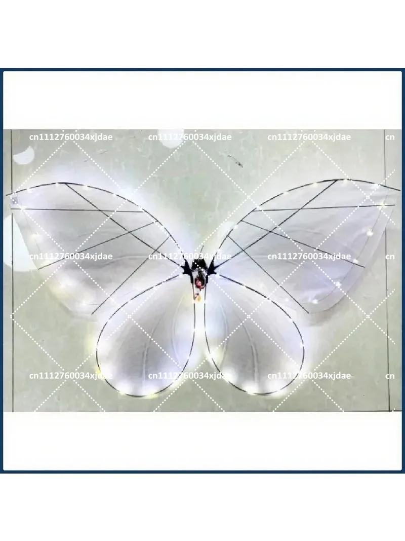 RC Bionic Butterfly Drone Toy with Colorful LED Lights for Party, Wedding Proposal, Indoor Decoration