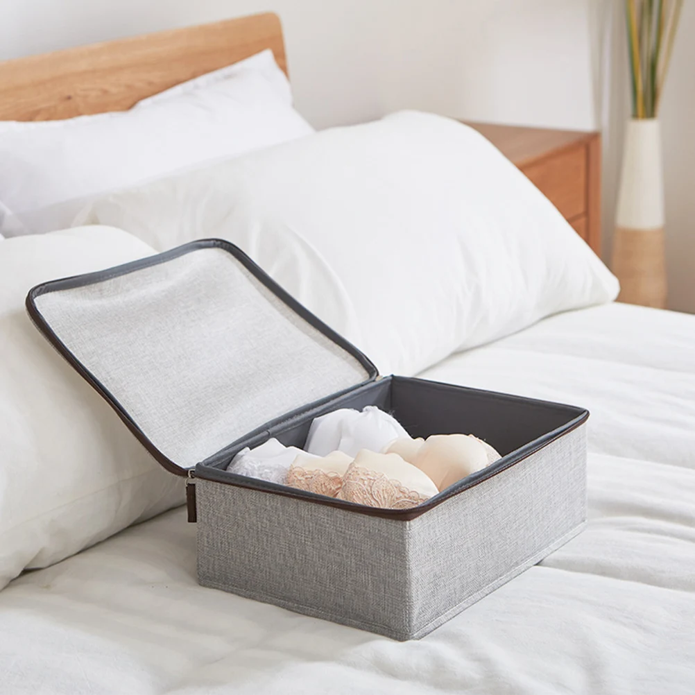 

Foldable Storage Zipper Clothing Case Wardrobe ganizer Containers Space Saver Box Under Clothing Storage Case Bed Closet