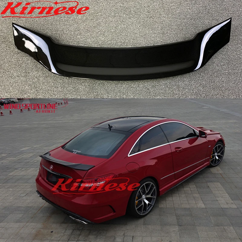 W207 C207 Carbon Fiber Trunk Spoiler R Style Wing for Mercedes E Class Coupe 2010 - 2016 E200 E250 E300 E350