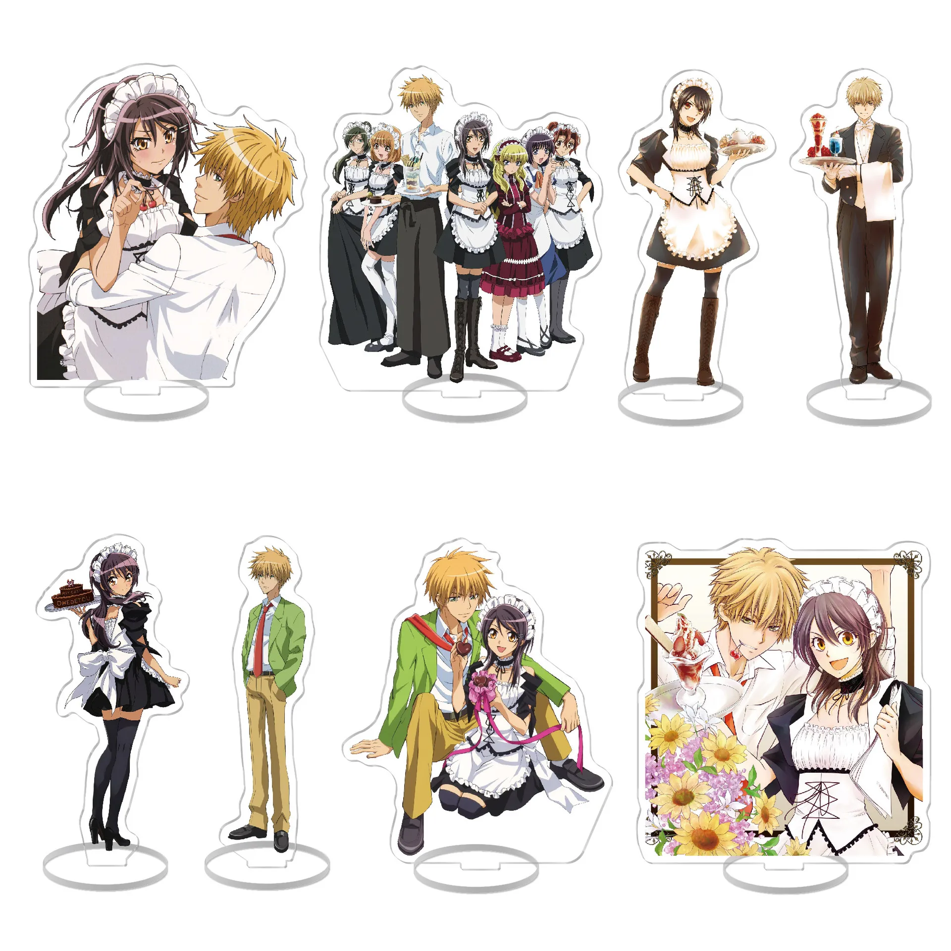 Maid Sama! Modelo de Casal Clássico em Anime para Decoração de Mesa, Presente para Amigos, Figura de Desenho Animado, Produtos Premium, Ornamentos