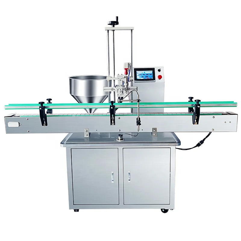 Máquina automática de un solo cabezal, fabricación pequeña para productos a base de aceite, estuche para champú y mantequilla de maní, vidrio para bebidas