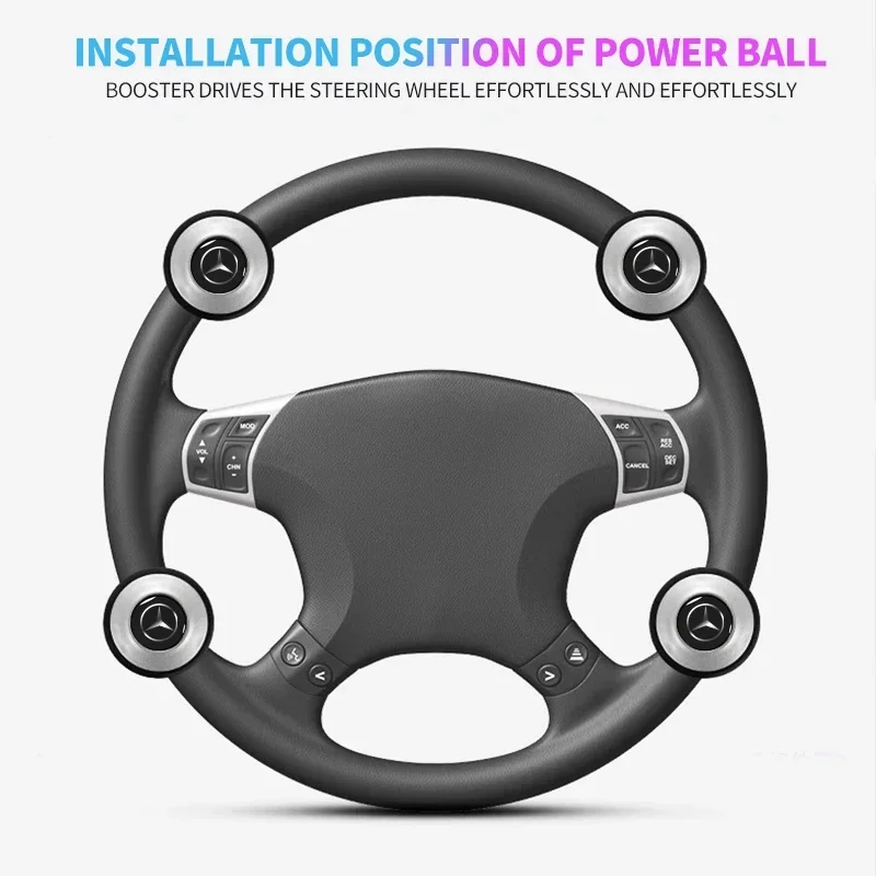 Turning 360 Degree Rotation Ball Shaped Steering Wheel Booster For Mercedes Benz Amg W204 W213 W205 W211 W212 W176 W205 W203