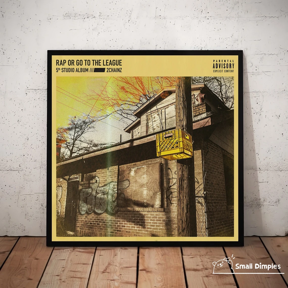 2 Chainz Rap Or Go To The League Music Album Cover Poster Canvas Art Print Home Decoration Wall Painting (No Frame)