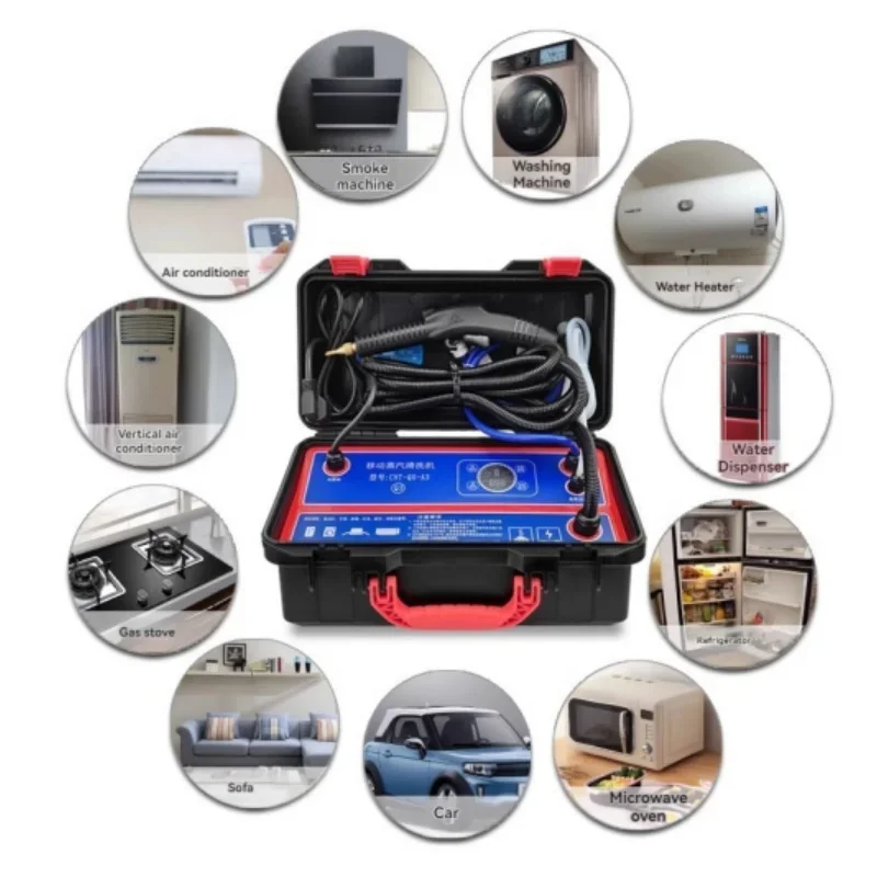 

3500 Вт машина для очистки пара при высокой температуре и высоком давлении, бытовая техника, кондиционер, вытяжка, импульсная стиральная вода