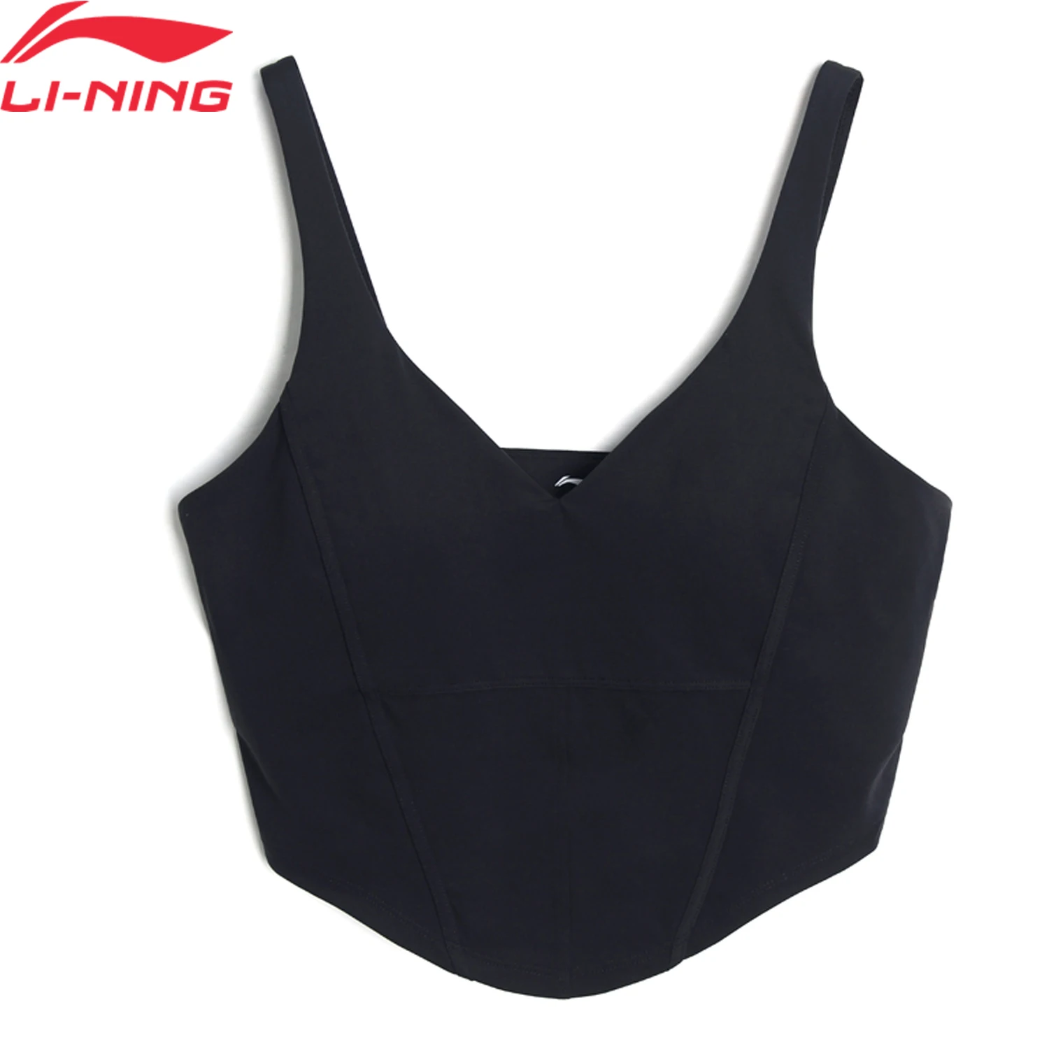 

Li-Ning Women's Training Sports Bra Slim Fit 64%Polyamide 36%Elastane Comfortable Breathable LiNing Fitness Vest AUCV002