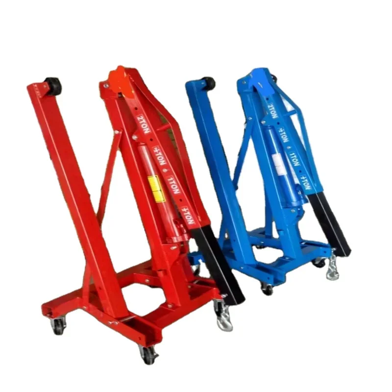 2 tons 3 tons foldable mobile truck lift crane