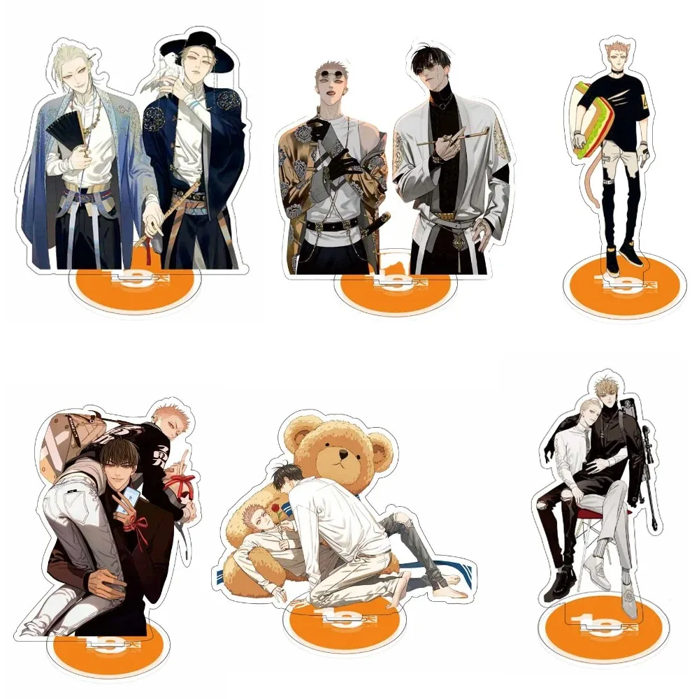 

Anime 19 Days Figure Acrylic Stand Model Plate Toys Cartoon Character Old Xian Hetian Jian Yi Desktop Decor Cosplay Gift