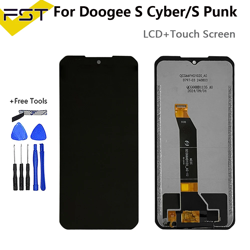 For DOOGEE S Punk Phone LCD Display Parts For DOOGEE S Cyber LCD With Sensor Screen For Spunk Scyber Display Replacement
