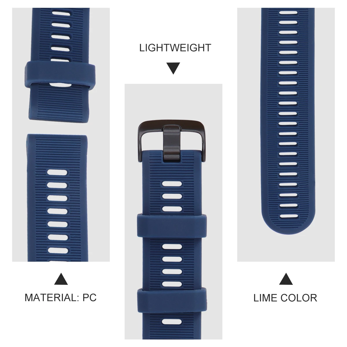 

Strap Silicone Man Smart Watch Bands Forerunner 945 Replacement Fitness Connector