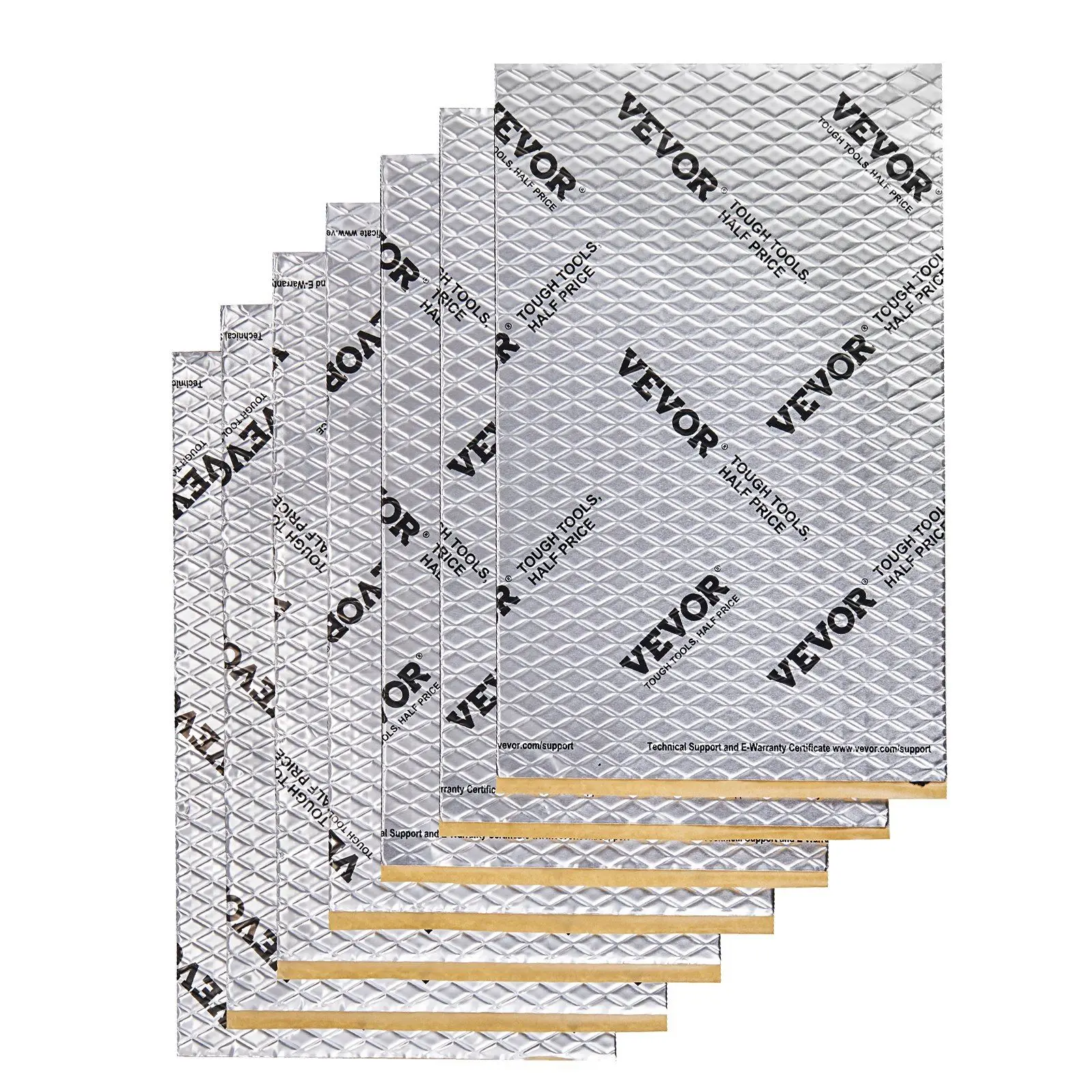 

Car Sound Deadening Mat, 50 mil 52 sqft Car Sound Dampening Material, Butyl Automotive Sound Deadener, Noise Insulation and