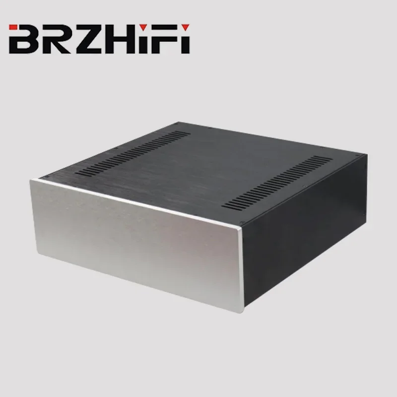 

BRZHiFi BZ4314 Aluminum Case Metal Machine Enclousure Instrument Chassis For CD Amplifier Preamp HTPC With Large Internal Space