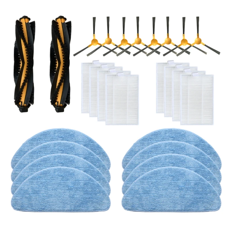 Pièce de rechange pour aspirateur robot LIECTROaffiliés, filtre Hepa, brosse latérale principale, gril de vadrouille, C30B, XR500, E30, Proscenic 800T, 820T, 830T, 820S