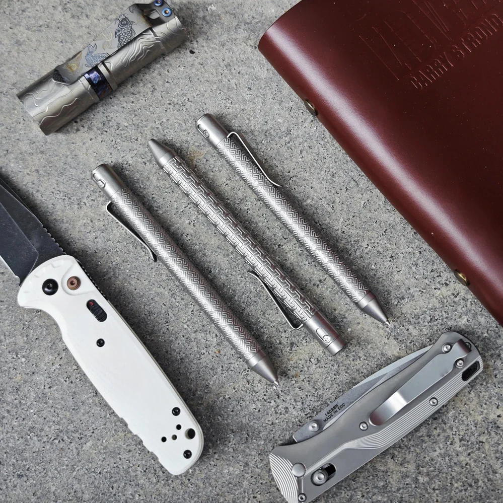 EDC Titanium Alloy Pen With Collection Writing Multi-functional Portable Outdoor EDC Tools