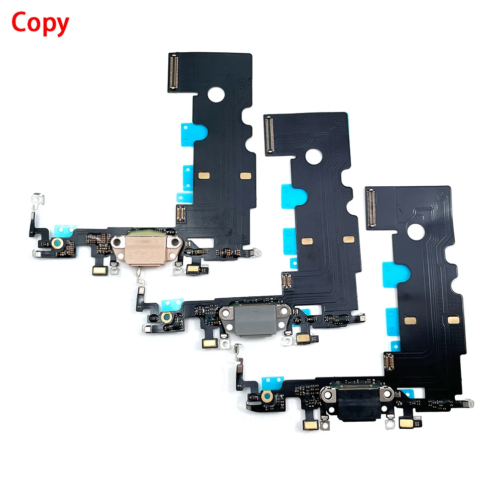 50Pcs，NEW Tested USB Port Charger Dock Plug Connector Microphone Board Charging Board Flex Cable For iPhone 8 / 8 Plus